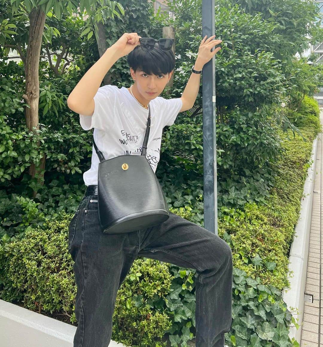 上野裕次郎さんのインスタグラム写真 - (上野裕次郎Instagram)「simple is best??  黒髪になるとシンプルな配色が映える。😵」7月7日 19時38分 - yujirooo_85_