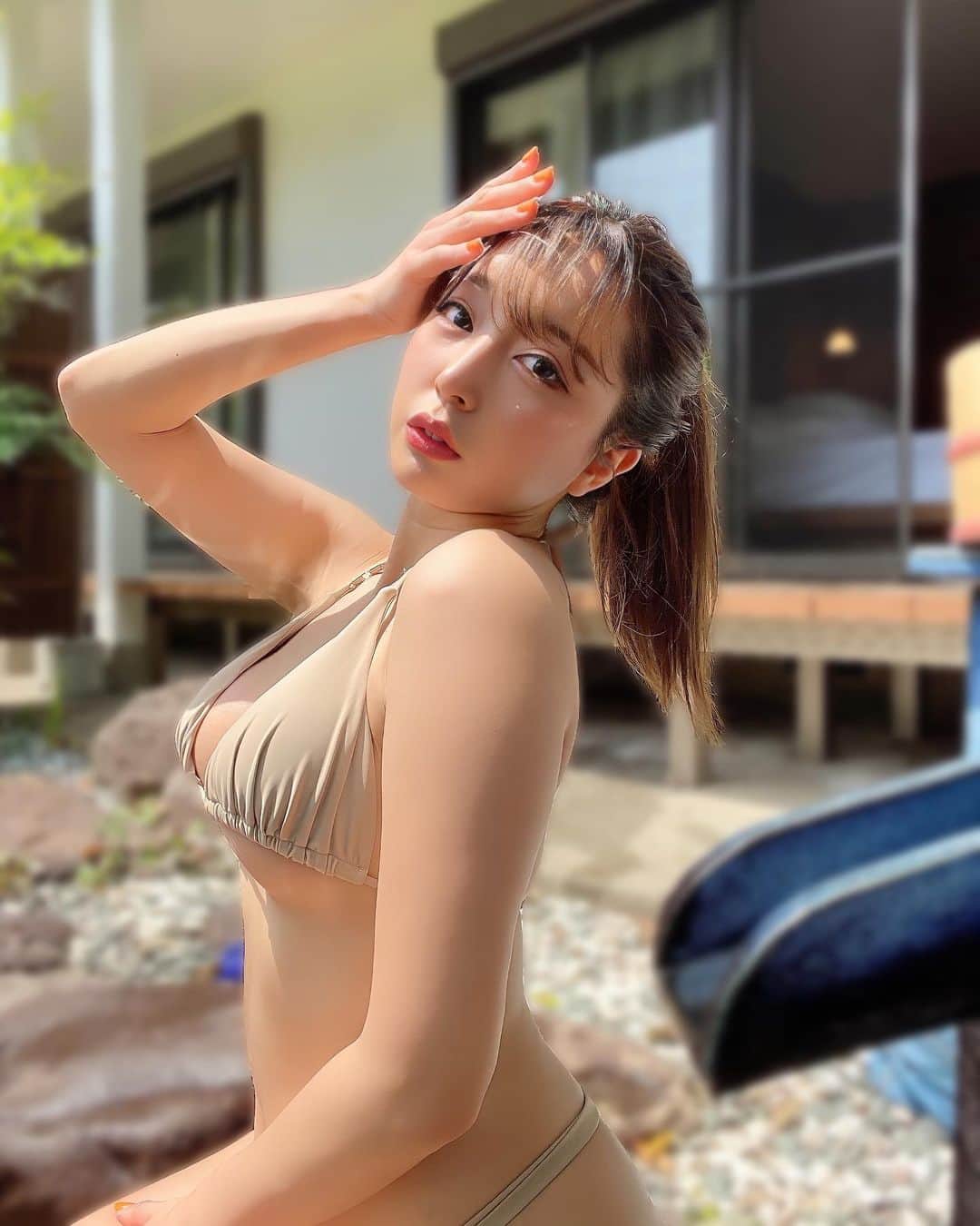 石田みかのインスタグラム：「【石田取扱説明書】 . . 光合成させてたら大体機嫌いいです（単純） . . . . #筋トレ女子  #フィットネスウェア #ビキニ女子 #ブラジリアンビキニ  #japanesegirl #japanese #tokyo #日本女孩 #我的最愛」