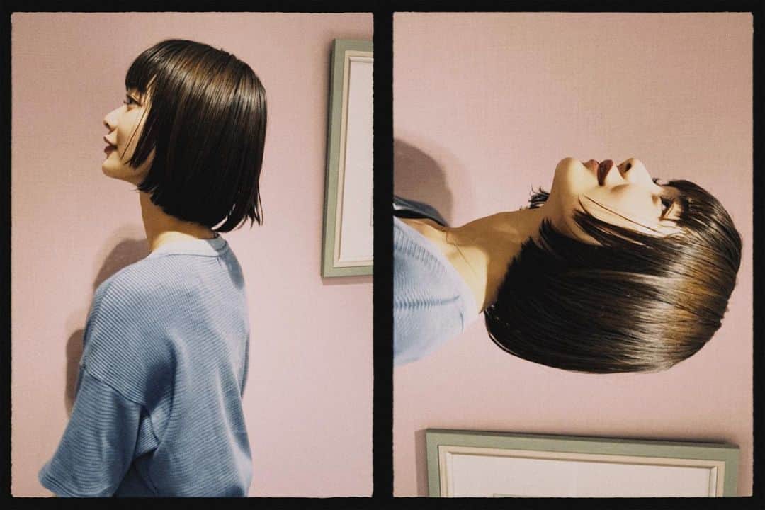 見上愛さんのインスタグラム写真 - (見上愛Instagram)「七夕に、髪の毛をバッサリと切ってもらいました。 事務所に入ったとき以来の短さ！ 姫カットは健在！ 髪の毛軽い！！！！」7月7日 21時14分 - mikami_ai_