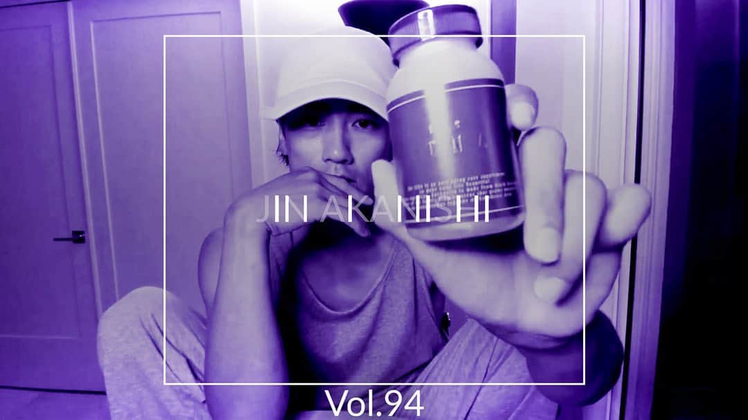 のインスタグラム：「JIN AKANISHI × ITNA 黒ガリン  #ITNA #黒ガリン」