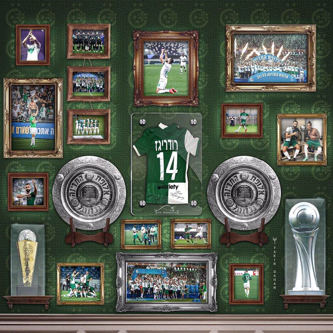 ホセ・ロドリゲスのインスタグラム：「Carta de despedida: @maccabihaifafc 💚  זה הזמן להגיד שלום.  אין לי מילים לתאר את כל התמיכה שקיבלתי מהאוהדים.  מעולם לא הייתי כל כך מאושר בשום מקום והרגשתי כל כך אהוב על ידי כל כך הרבה אנשים כמו בשנתיים האלה.  אני עוזב את המועדון בעצב רב.  אבל עם הגאווה שהשגתי את המטרה ואני חלק מפרק אגדה במועדון הזה. הגעתי למועדון שלא היה בשיא שלו בישראל במשך שנים, קבוצה בבנייה, אף אחד לא האמין בנו כשהגענו. נכנסנו תחת פיקודו של מנהיג שהוא ללא ספק המאמן הגדול בתולדות ישראל. ואני עוזב בשלום כי כל עוד המועדון בידיים שלו ושל העוזרים שלו, המועדון ימשיך לגדול. אני לא רוצה להיפרד בלי לדבר על החלק הכי חשוב בכל זה.  הקולגות שלי שנמצאים בירוק כל יום.  אלו שיודעים לסבול ולכאוב יחד עם מאות אוהדים. ללא ספק משפחה נהדרת שלעולם לא אשכח ואשמור בלב כל חיי.  חיבוק גדול ותודה על הכל.  ירוק עולה.  @glitman」
