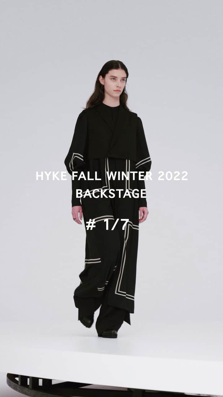 HYKEのインスタグラム：「HYKE FW 2022 #hyke」