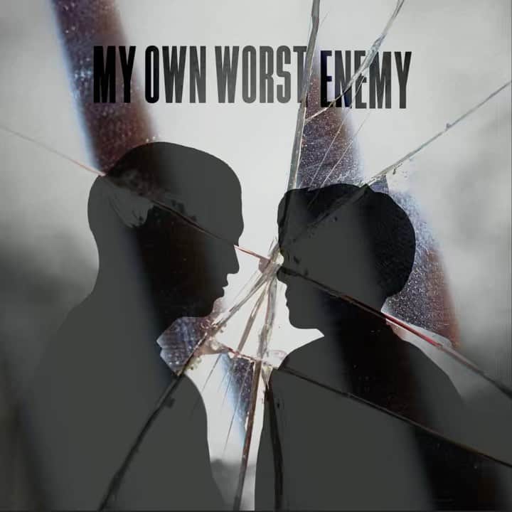 アンバー のインスタグラム：「MY OWN WORST ENEMY IS OUT!! thank you @kydtheband & @thegifted_music for having me! STREAM IT, SING IT IN THE SHOWER, & EAT YOUR FEELS IN ICE CREAM (jk) 🙃 thank you @litbandofficial for this amazing song!  artwork: @rebecca_russ_design」