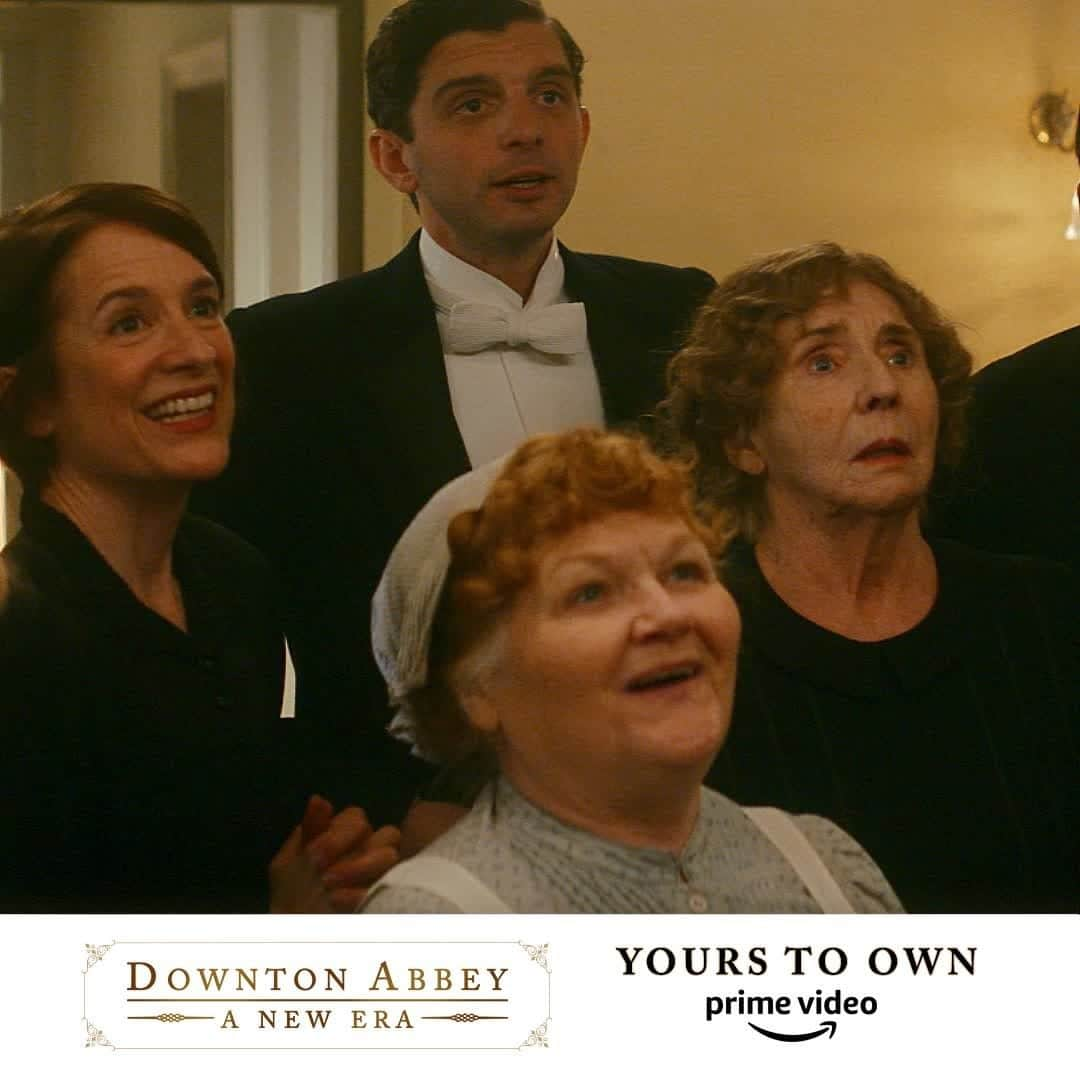 ダウントン・アビーのインスタグラム：「Grand revelations and new beginnings. Watch #DowntonAbbey: A New Era this weekend on @primevideo」