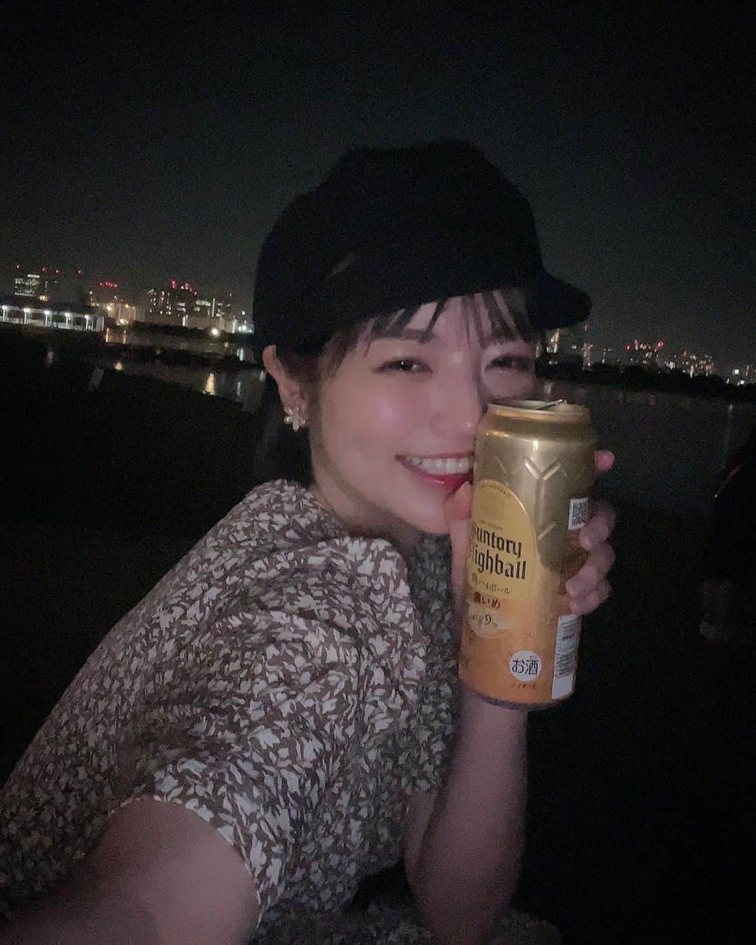 小森ほたるのインスタグラム：「にこにこっ😊😄😆🍺🌃」
