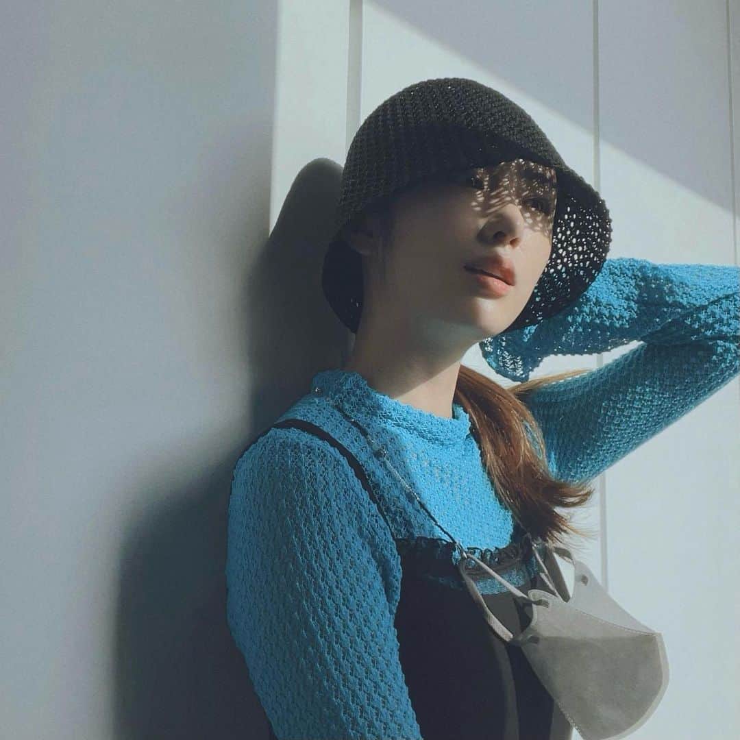 樋口柚子のインスタグラム：「💙」