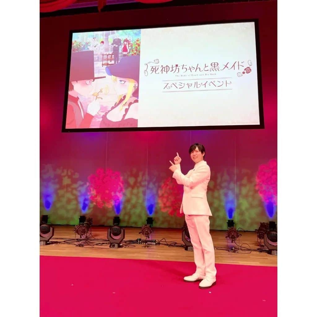 神谷浩史のインスタグラム：「「著作権」→ →https://twitter.com/aoni_official/status/1545736027238993921?t=Y3VMWfyM1x6kF73QGOfhZw&s=19  【TVアニメ『死神坊ちゃんと黒メイド』スペシャルイベント】 〈7月9日(土)開催〉  #神谷浩史  #KamiyaHiroshi #死神坊ちゃん」