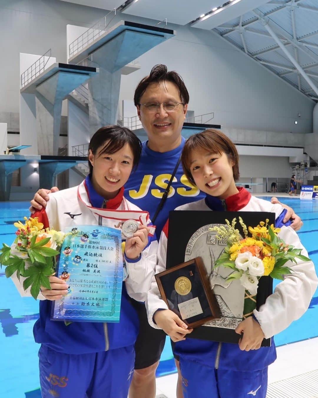 荒井祭里のインスタグラム：「日本選手権が昨日終わりました！ 個人は6連覇することができました！ まだまだ上手くなりたいのでもっと頑張ります😊  応援ありがとうございました！ #日本選手権#飛込」