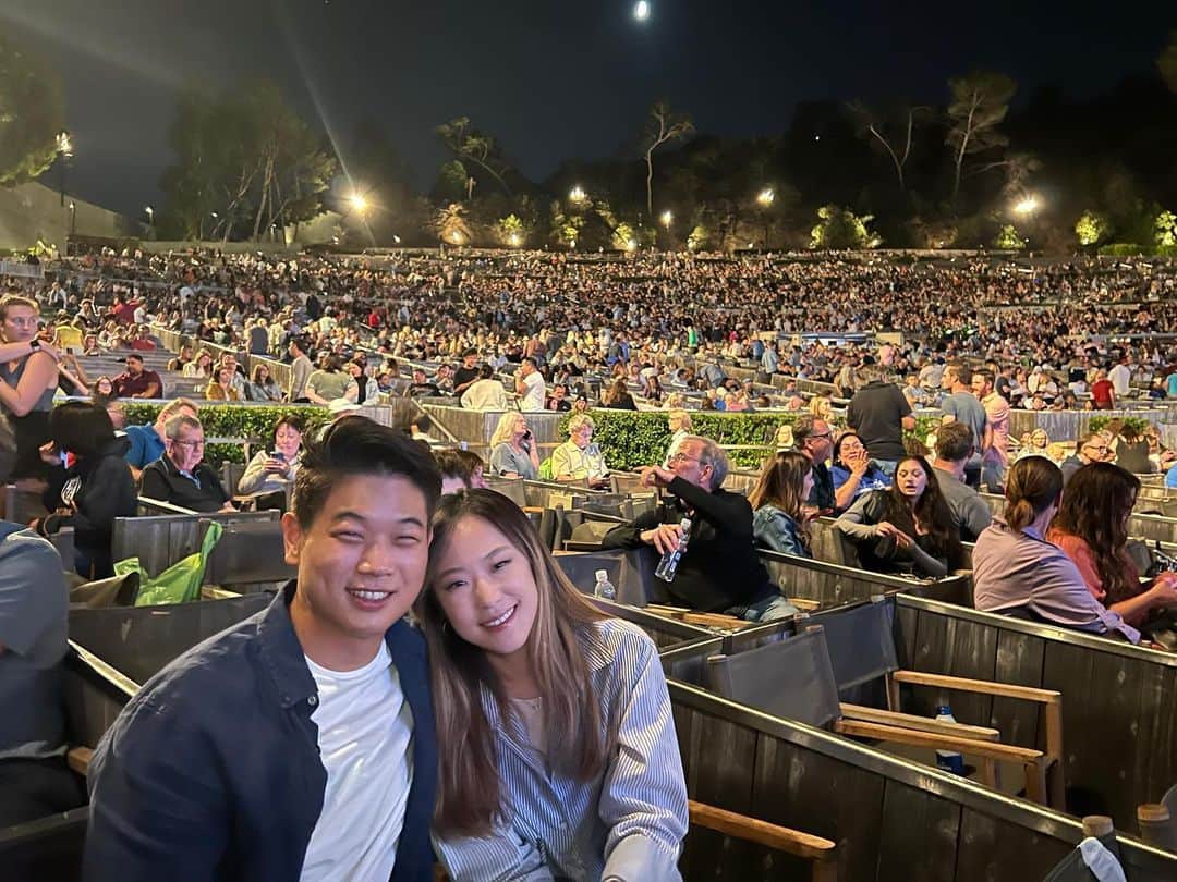 キー・ホン・リーのインスタグラム：「About Friday Night. Thanks @ewangus for the platinum box treatment. #hollywoodbowl」