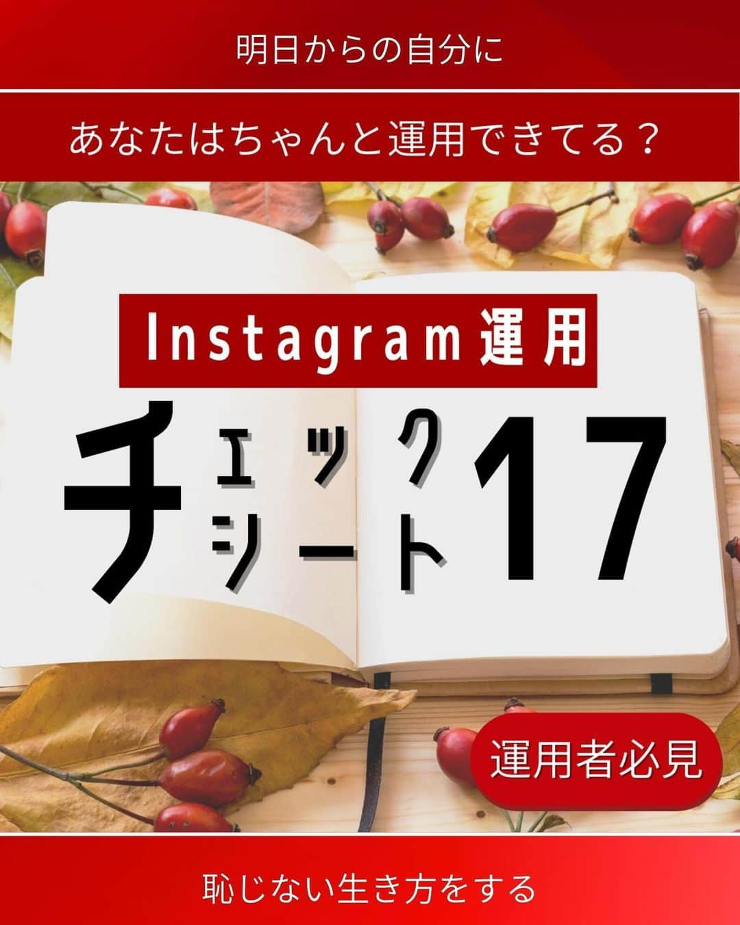 岩永ゆきのインスタグラム：「Instagram運用セルフチェックシートだぜ✨是非活用してください。  #SNS #SNS運用 #Instagram運用 #Twitter運用 #SNSマーケティング #マーケティング #ソーシャルメディア #集客 #集客ノウハウ #メディアマーケティング」