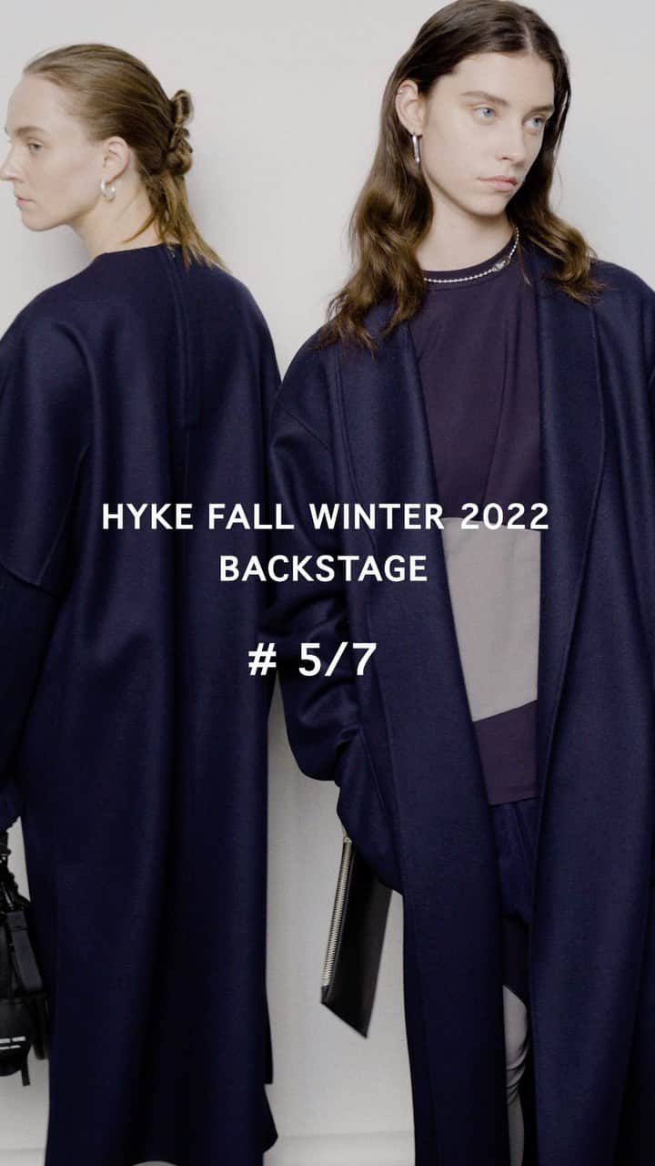 HYKEのインスタグラム：「HYKE FW 2022 #hyke」
