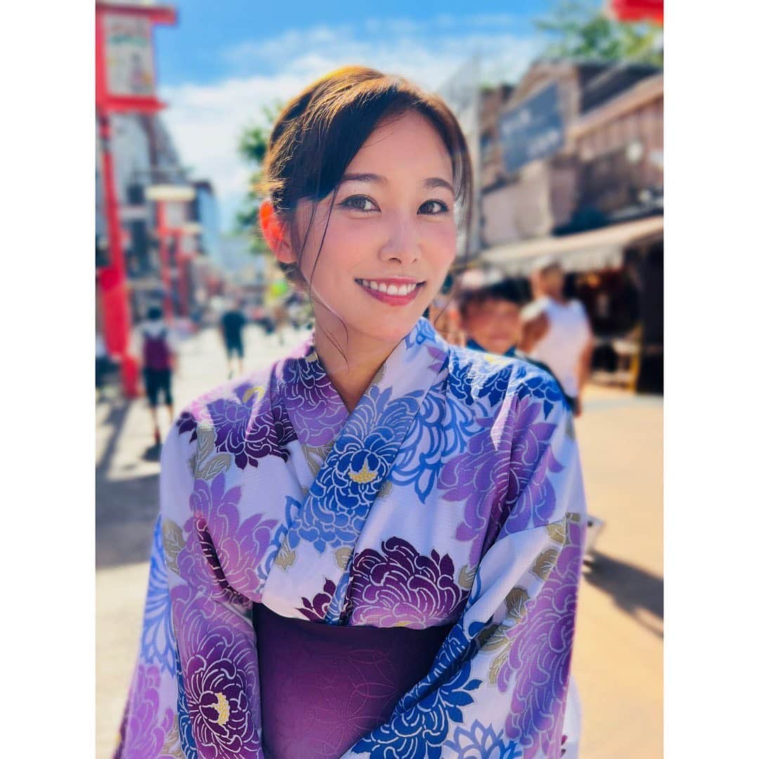 のインスタグラム：「. #浴衣 を着て#浅草 に行った日。 . . #yukata  #asakusa  . #유카타  #아사쿠사」