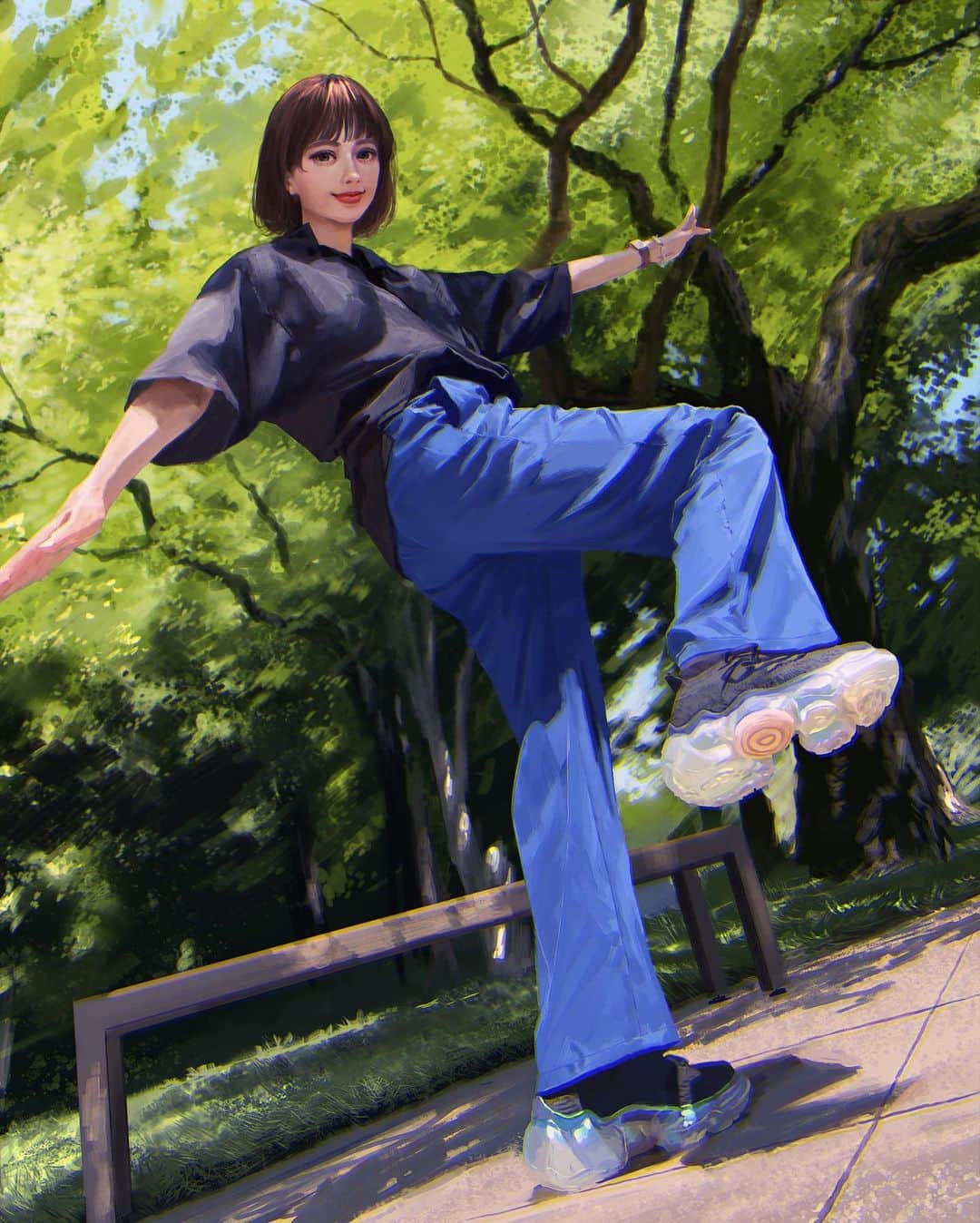 時田麻衣さんのインスタグラム写真 - (時田麻衣Instagram)「浮いてるみたいな履き心地☁️  #grounds  #sneaker  #スニーカー  #バーチャルタレント  #時田麻衣」8月5日 20時38分 - tokitamai0706