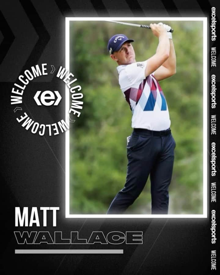 マット・ウォレスのインスタグラム：「A four-time DP World Tour winner is joining Excel. 🤩  We’re pleased to welcome @mattwallacegolf to the family! #exceling」