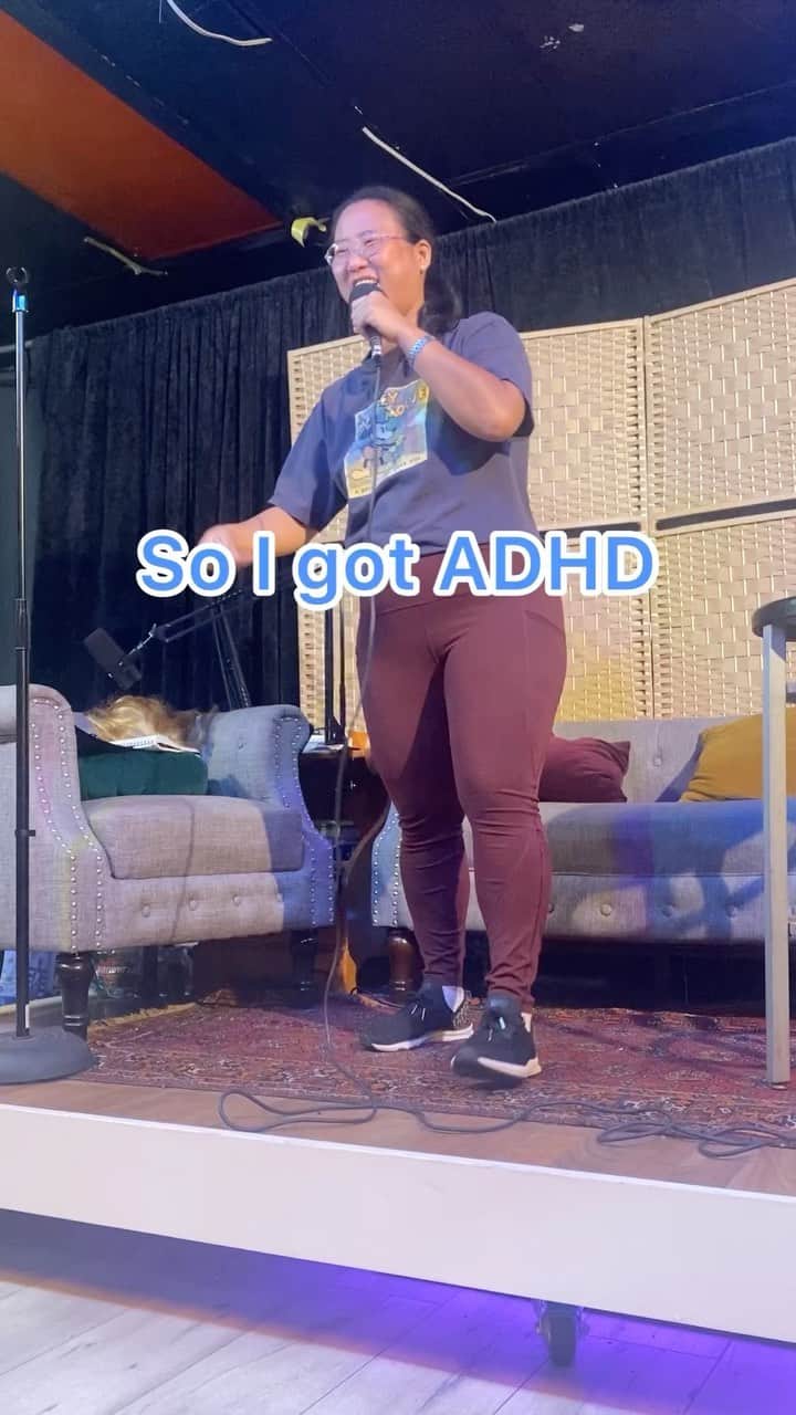 藤井美穂のインスタグラム：「#adhd #neurodivergent #standupcomedy @laschoolofcomedy」
