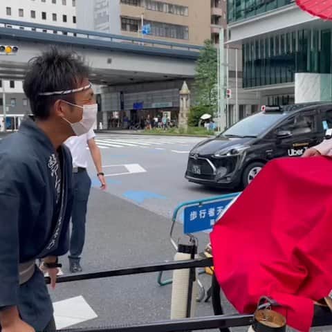のインスタグラム：「銀座練り歩き。かっちゃんと🐻」