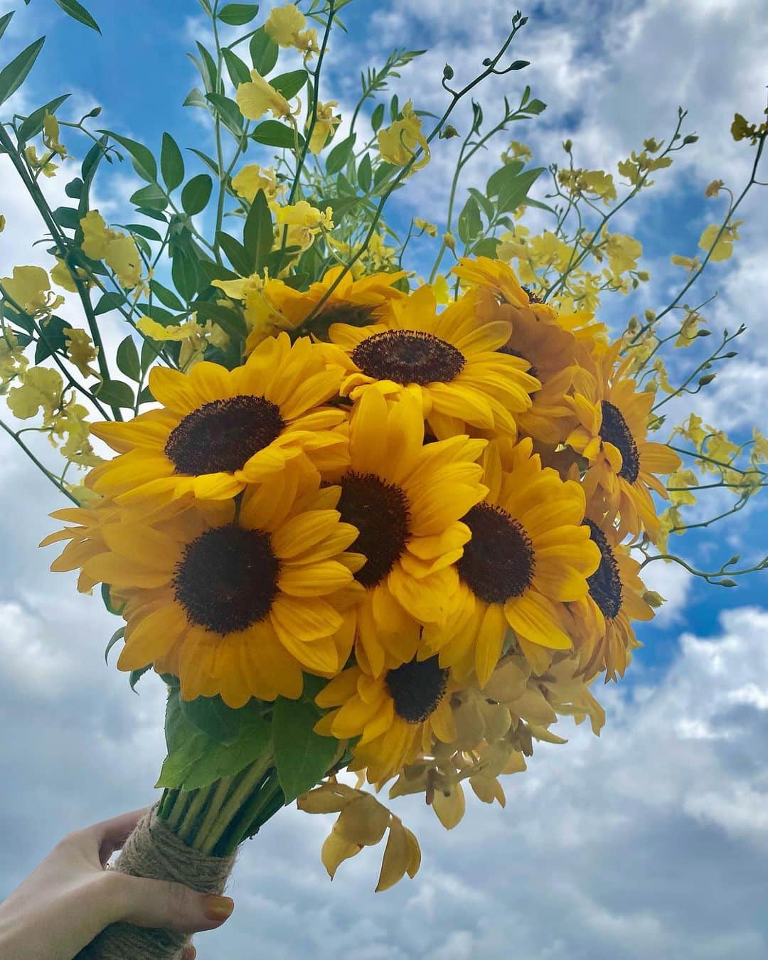 PORINのインスタグラム：「ロッキンいってくる🌻」