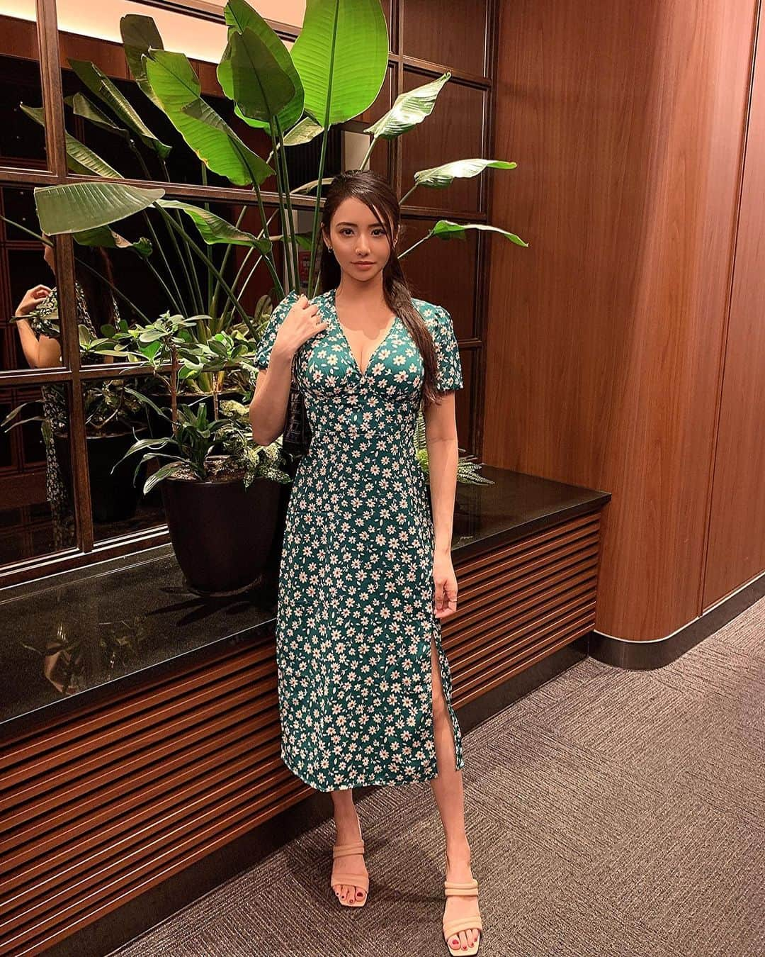 ふーぽんさんのインスタグラム写真 - (ふーぽんInstagram)「Favorite dress💚💚💚」8月7日 20時57分 - fuuponn