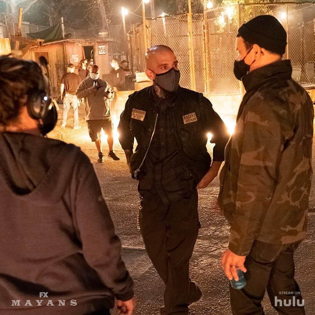 JR・ボーンさんのインスタグラム写真 - (JR・ボーンInstagram)「Repost from @mayansfx • The man. The myth. The legend. Elgin James working his magic on set.」7月15日 4時05分 - jrbourne1111