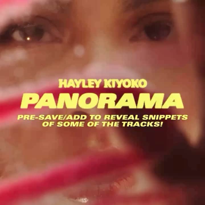 ヘイリー・キヨコのインスタグラム：「This is not a drill!!! Just dropped a sneak peek of track 2 LUNA. ONE OF YOUR NEW FAVS.  Make sure to presave the album (link in story!) and be the first to hear 😍😍😍☺️☺️☺️☺️15 days till panorama!!!」