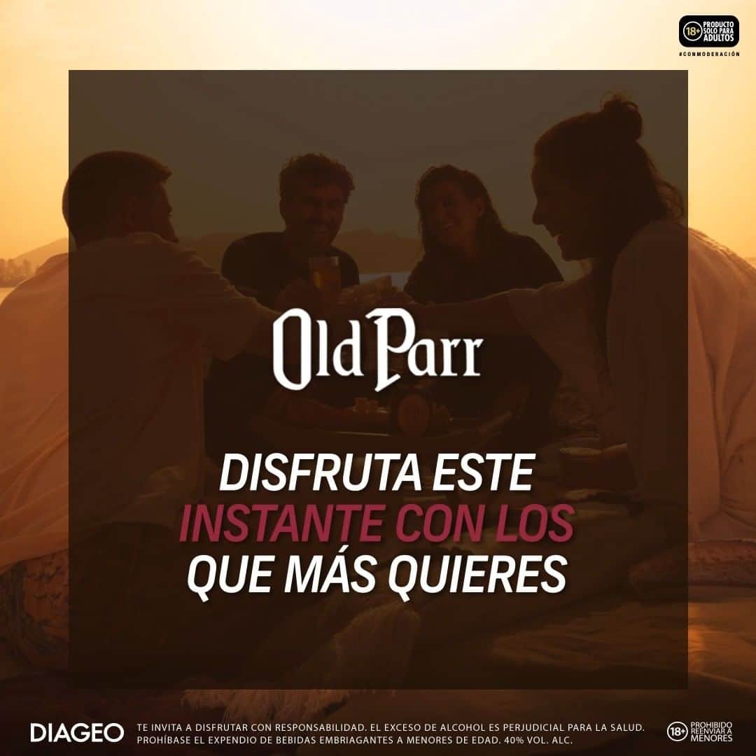 Old Parr Oficialのインスタグラム：「No dejes pasar este bello ocaso y has de él uno muy especial, junto a esas personas incondicionales.​  ​  Pide el tuyo en el link de nuestra bio.」