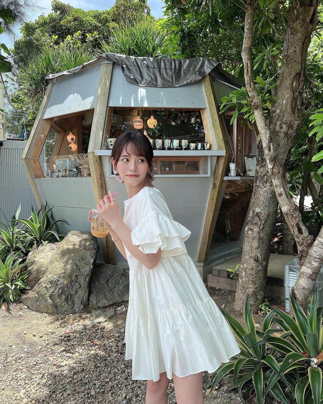 雛野ぽぽさんのインスタグラム写真 - (雛野ぽぽInstagram)「沖縄の素敵なカフェきた！」7月15日 19時53分 - 1mariannnnn