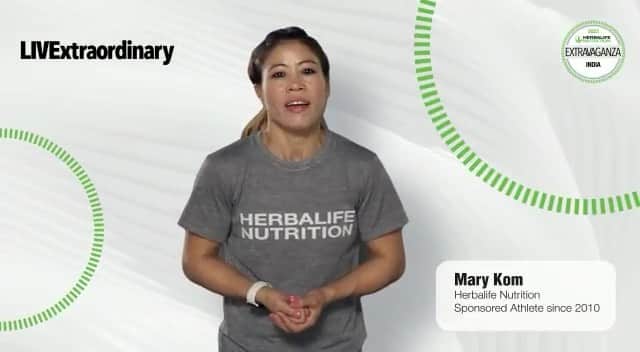Mary Komのインスタグラム：「Extravaganza 2022 is finally here and I am very excited to see the Herbalife Nutrition family come together at this mega event.  Although I couldn’t be a part of the event this year unfortunately, I extend my heartfelt congratulations to everyone who has qualified for this great event.     #HerbalifeNutrition #HerbalifeIndia #Herbalife #Extravaganza2022 #MaryKom @herbalifeindiaofficial」