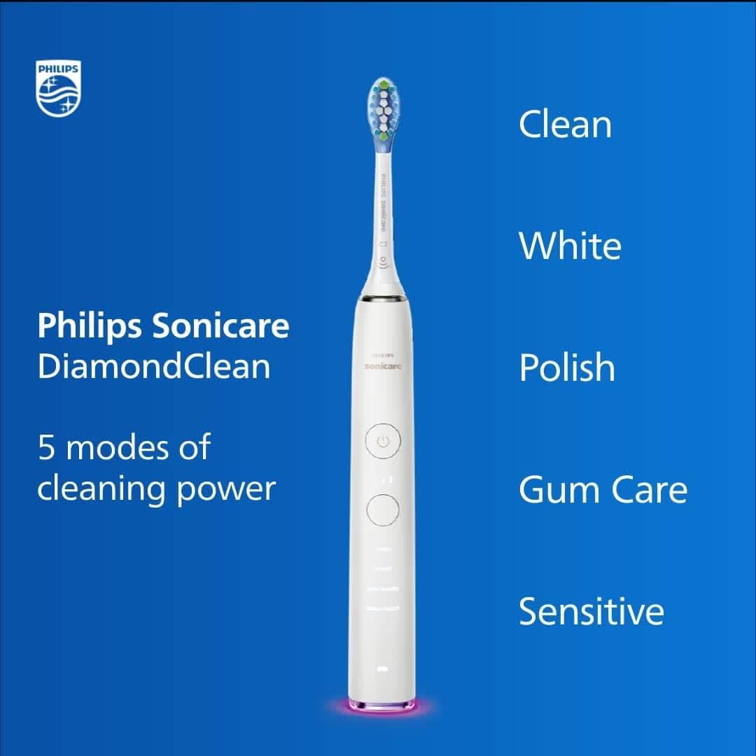 Philips Sonicareのインスタグラム：「A recipe for better brushing, five ways. The Philips Sonicare DiamondClean Smart knows the best brush mode to match each brush head, so you’re always getting a cleaning tailored to you.」