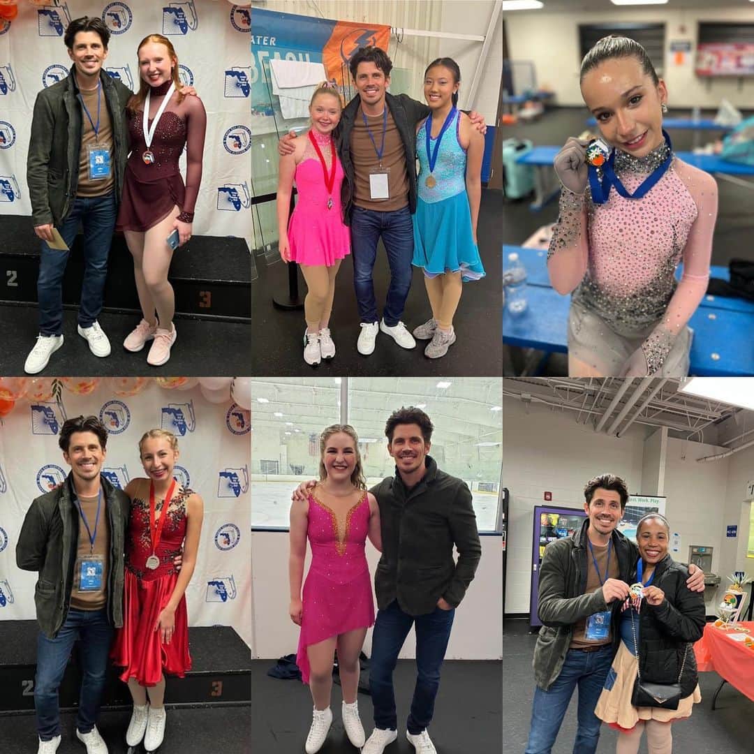 ジョン・ケアーのインスタグラム：「Fabulous performances by all these amazing athletes at The 2022 Orange blossom Open. I am so proud  of all of you! @iceberg_skating_academy @panthersfsc @panthersiceden #soloicedance #soloicedancechampionships」