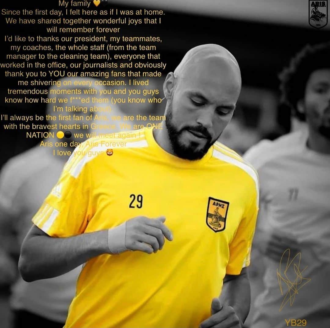 ヨアン・ベナルアンさんのインスタグラム写真 - (ヨアン・ベナルアンInstagram)「Aris Forever 💛🖤」7月16日 6時16分 - benalouaneyohan