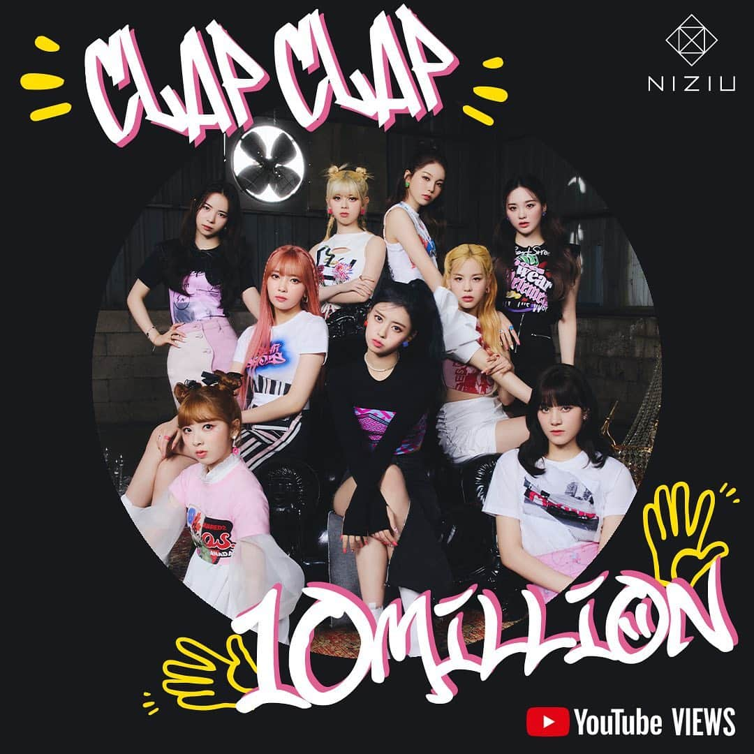 Niziさんのインスタグラム写真 - (NiziInstagram)「NiziU "CLAP CLAP" M/V 👏10million Views👏  みなさん🥰 "CLAP CLAP"のM/Vをたくさん見ていただき、本当にありがとうございます✨ 会えるその日までにWaku Waku💓貯めて笑顔でお会いしましょうね💕  WithU🥰 Thank you all for watching the "CLAP CLAP" M/V✨ Let’s charge our Waku Waku💓, until the day we get to meet each other with smiles💕  여러분🥰 "CLAP CLAP" 뮤직비디오 많이 시청해주셔서 정말 감사합니다✨ 두근두근 설레는 마음💓을 모아서 우리 꼭 웃는 얼굴로 만나요💕  #NiziU #ニジュー #니쥬 #WithU #NiziU_3rdSingle #CLAP_CLAP」7月16日 17時32分 - niziu_info_official