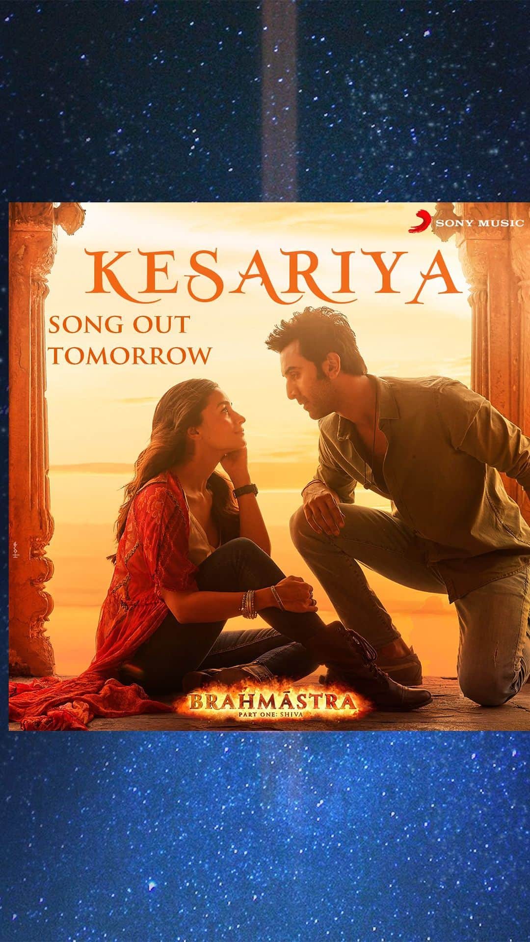 アリア・バットのインスタグラム：「Kesariya OUT TOMORROW!」