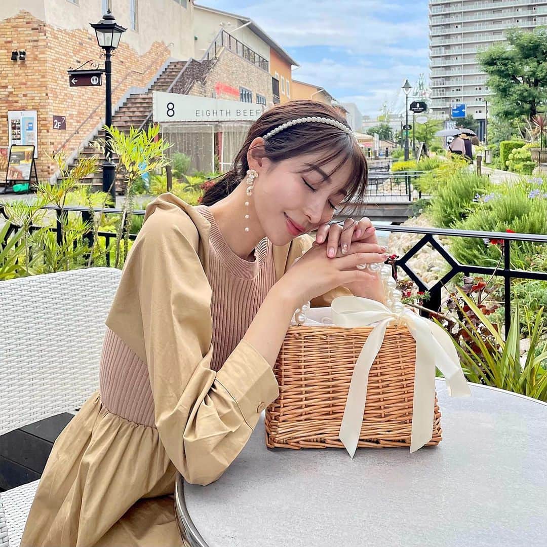 藤田麻里さんのインスタグラム写真 - (藤田麻里Instagram)「今日は久しぶりのOFF🤭💞  とにかくいっぱい寝た幸せ〜！  👜 @jemica_tokyo  ピアスとバッグお気に入り♡ パールが本当にかわいすぎるー！ この夏たくさん使う🥰✨✨  #jemica#ジェミカ」7月16日 19時13分 - fujimari29