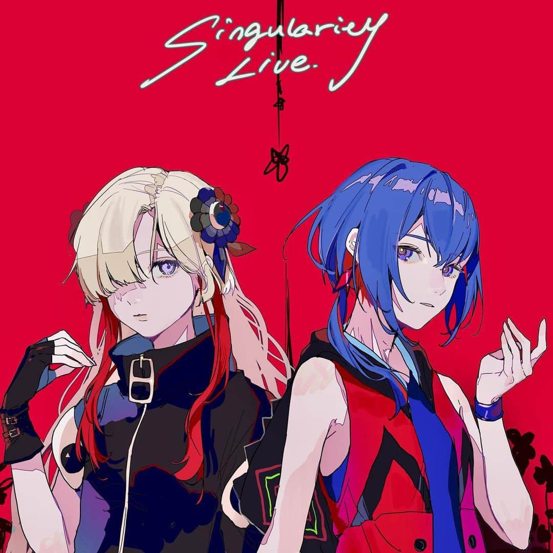 柳すえのインスタグラム：「Singularity   #理芽 #ヰ世界情緒 #理芽情緒シンギュライブ #公式ファンアート」