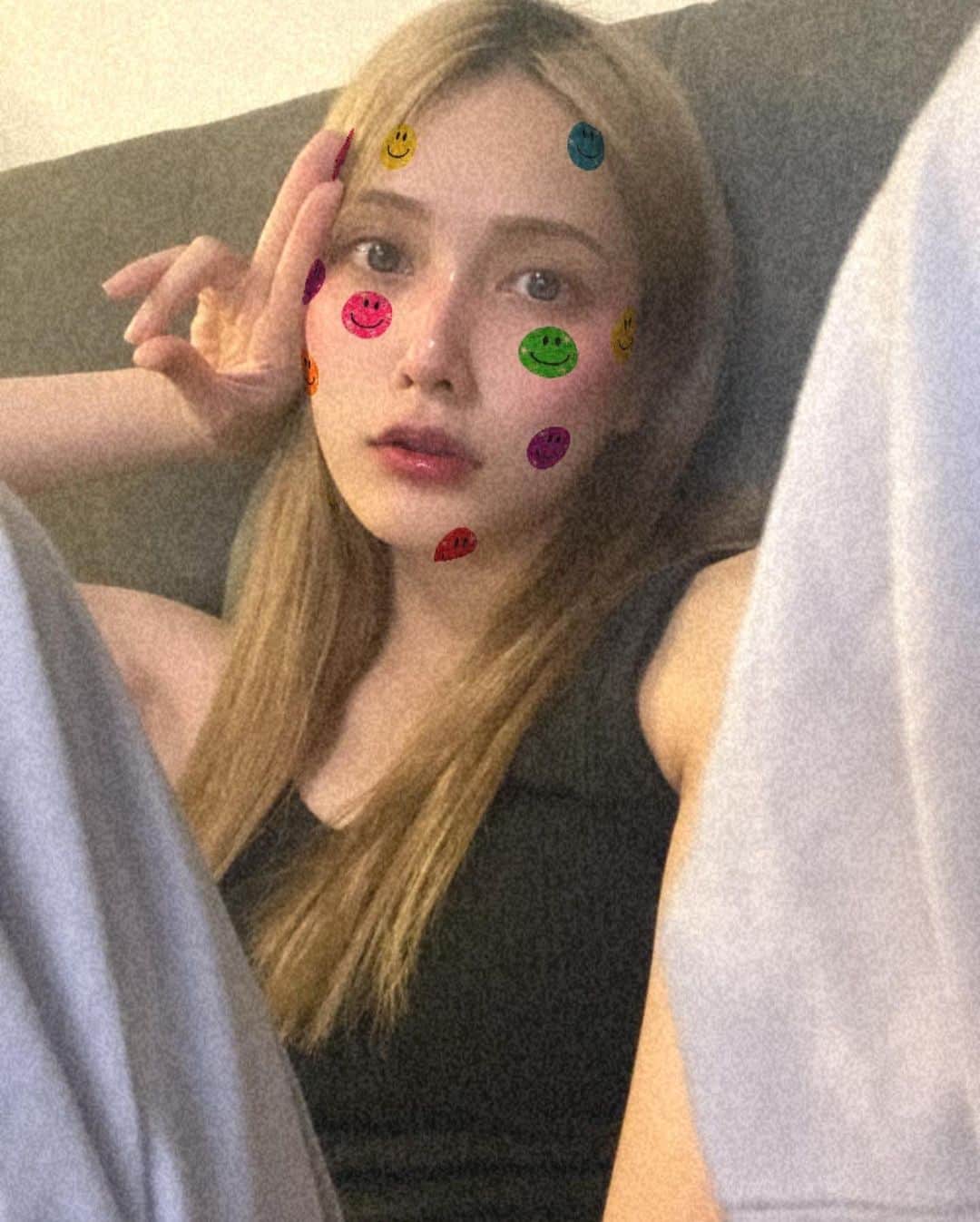 のインスタグラム：「<3 probando los filtros」