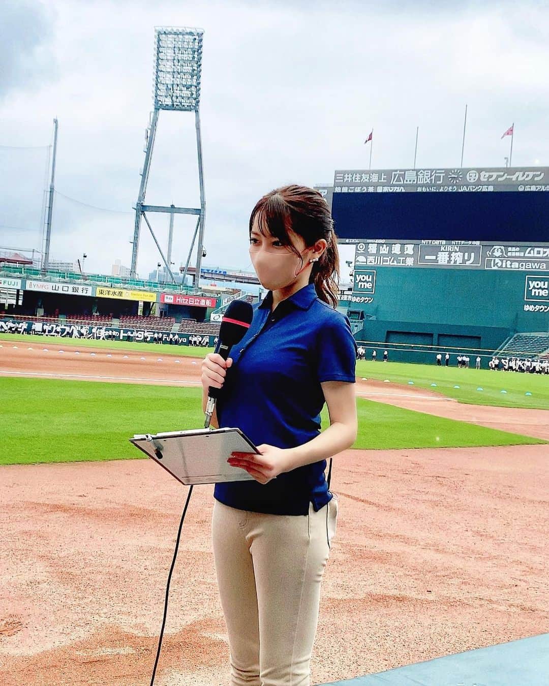 のインスタグラム：「八幡美咲です☺️  ひろしまリード 「アナウンサーリレーコラム」担当でした🥰  今回のテーマは「夏と言えば！」 私の場合は、高校野球です⚾️  広島ホームテレビに入社して １年目は「甲子園への道」のナビゲーター２年目からは「高校野球ダイジェスト番組」のMCを担当しています。🥰  思いが溢れて、 長文になってしまいました✨  【広島リード 高校野球 八幡美咲】 で検索するか 八幡美咲( @misa_tabi0123 )のストーリーのURLから飛べます☺️🌸  また、試合開催日は 「高校野球特設サイト」で ダイジェスト番組を生配信しています☺️ 21時半からです(՞˶･֊･˶՞) そちらも合わせてぜひご覧ください✨  https://hread.home-tv.co.jp/post-178046/amp/  #ホームテレビ #アナウンサー #ひろしまリード #高校野球 #八幡美咲」
