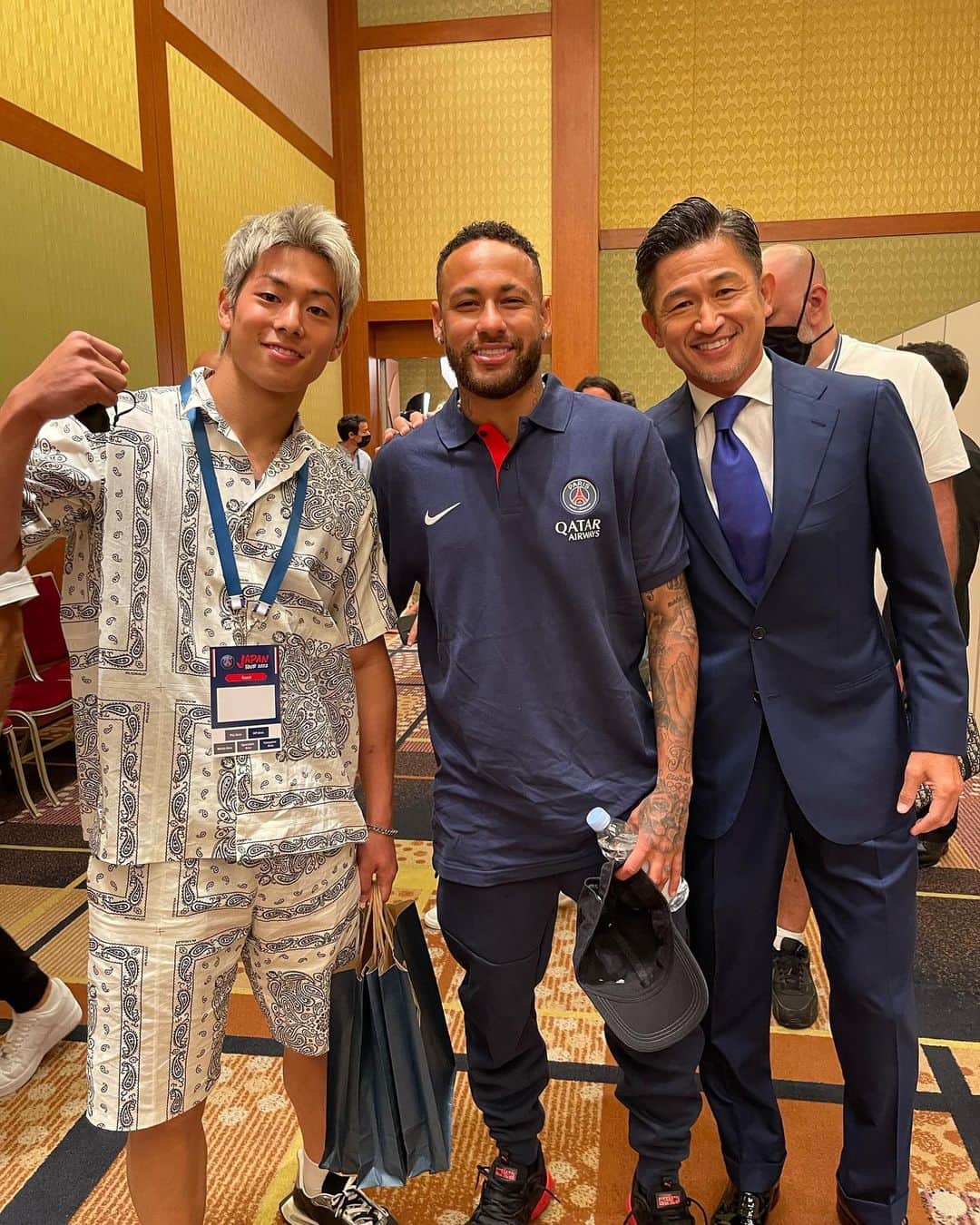 三浦孝太のインスタグラム：「@neymarjr obrigado!⚽️🔥  #neymar  #psg  #パリサンジェルマン  #ネイマール」