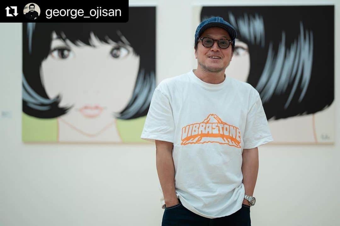江口寿史のインスタグラム：「ライブドローイング終了。  #Repost @george_ojisan with @use.repost ・・・ 江口寿史イラストレーション展【彼女】ライブドローイング2日目、お疲れ様でした！絵を描いて時間が出来たからと言ってサインを3時間くらい描いたんですかね。すごいっす。ライブドローイングの絵は会場に展示されたので、会場に足を運んでご覧になってください！二階堂ふみさんにも是非見に行って欲しいっすね！  #彼女展  #江口寿史」