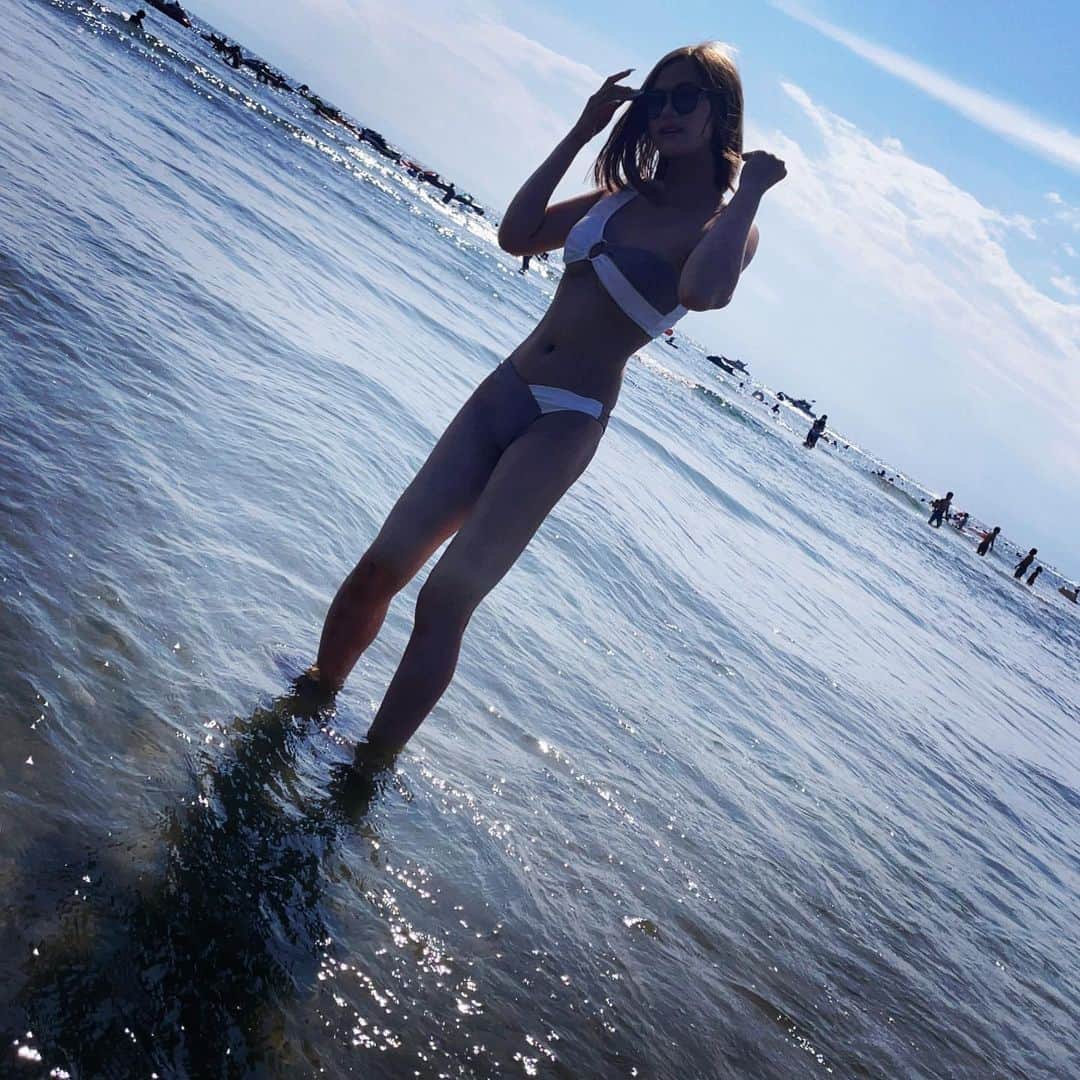 葉月るいのインスタグラム：「🏖🐠☀️  #テラスハウス#葉月るい#内海海水浴場」