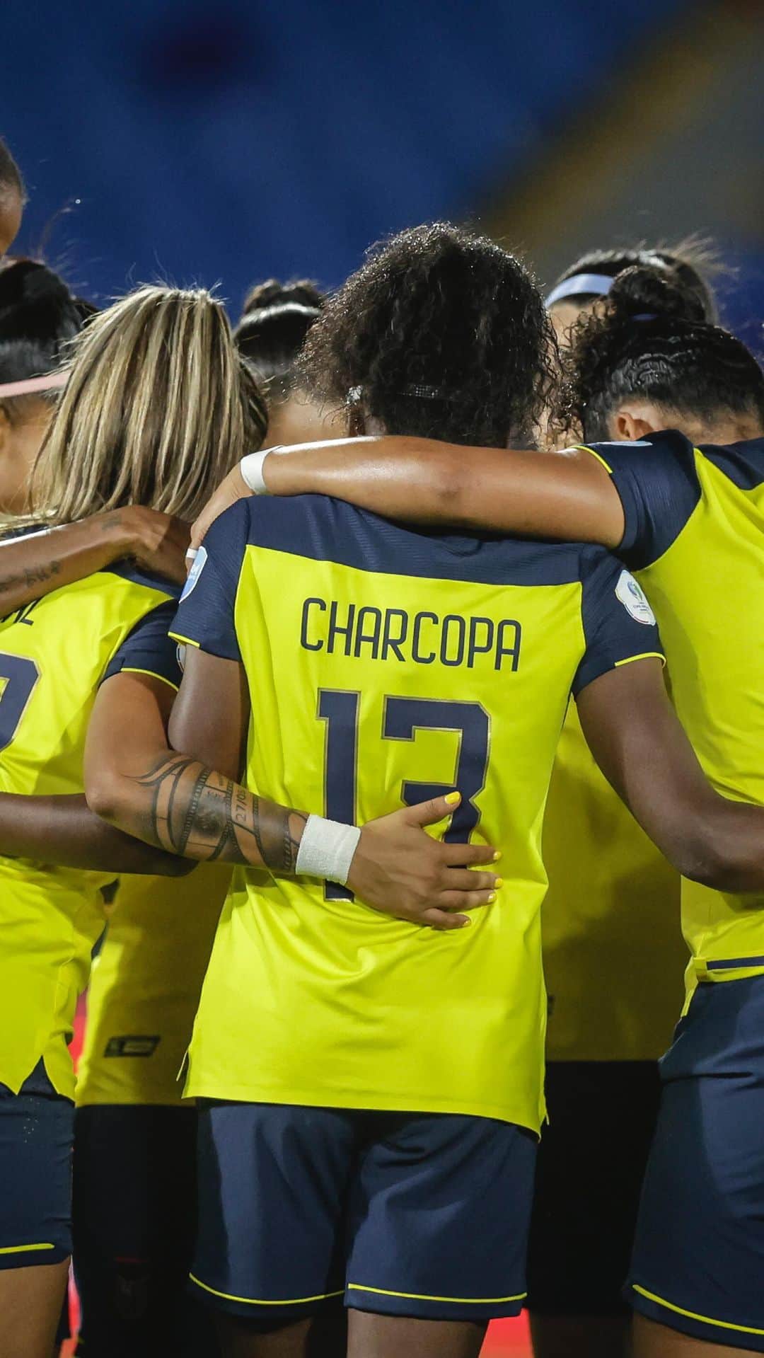 サッカー エクアドル代表チームのインスタグラム：「💪 "¡Una tercera final que tenemos que ganar!"  🔥 Así define #GianninaLattanzio el partido de esta noche (19h00) ante Colombia en Cali por el grupo A de la CONMEBOL Copa América Femenina 2022.  #JuntasPorElObjetivo🇪🇨」