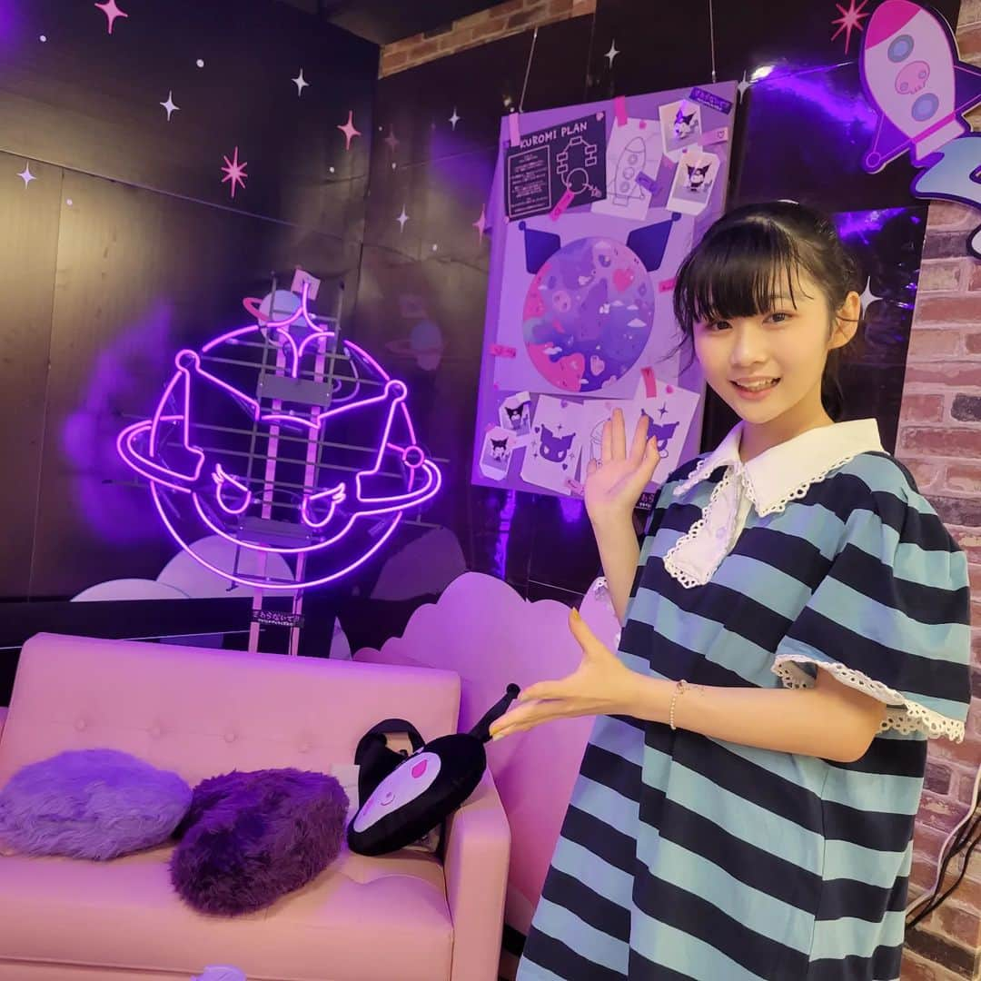 稲川玲さんのインスタグラム写真 - (稲川玲Instagram)「クロミちゃんのPOPUP SHOP可愛かった〜💜🖤 クロミちゃんと一緒に暮らしたい«٩(*´ ꒳ `*)۶»ﾜｸﾜｸ笑   #クロミ ⁡ #クロミちゃん ⁡ ⁡#kuromi ⁡#megaドン・キホーテ ⁡ ⁡#世界クロミ化計画 ⁡#クロミベース ⁡ ⁡#kuromies ⁡ ⁡#sanrio #サンリオ」7月18日 20時16分 - reichan0_60