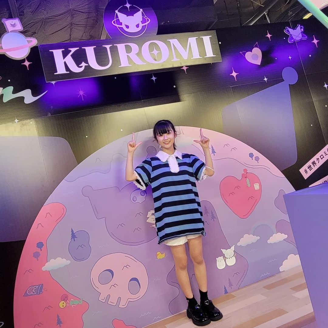 稲川玲さんのインスタグラム写真 - (稲川玲Instagram)「クロミちゃんのPOPUP SHOP可愛かった〜💜🖤 クロミちゃんと一緒に暮らしたい«٩(*´ ꒳ `*)۶»ﾜｸﾜｸ笑   #クロミ ⁡ #クロミちゃん ⁡ ⁡#kuromi ⁡#megaドン・キホーテ ⁡ ⁡#世界クロミ化計画 ⁡#クロミベース ⁡ ⁡#kuromies ⁡ ⁡#sanrio #サンリオ」7月18日 20時16分 - reichan0_60