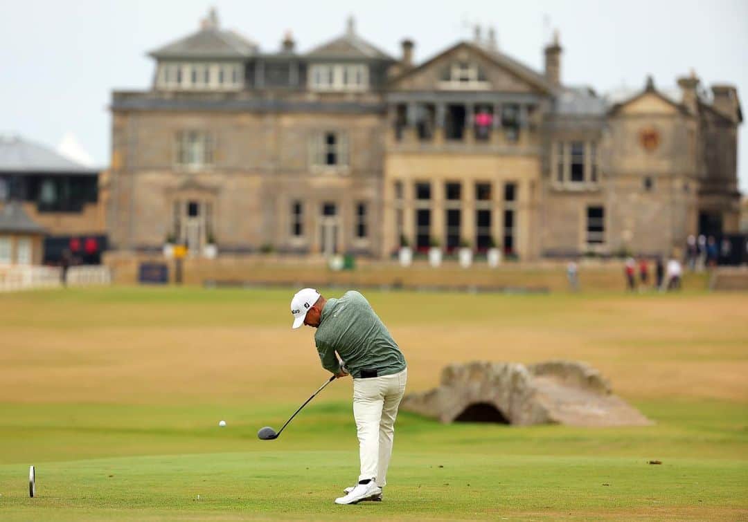 ブライアン・ハーマンのインスタグラム：「Awesome week at the home of golf.」