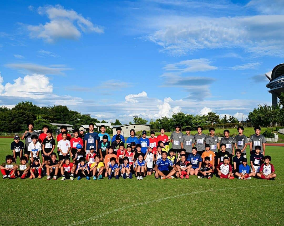 原わか花のインスタグラム：「#岸岡智樹のラグビー教室 in新潟  素敵な時間をありがとうございました😊✨ 新潟だいすき〜！  @kishioka_rugbyschool」