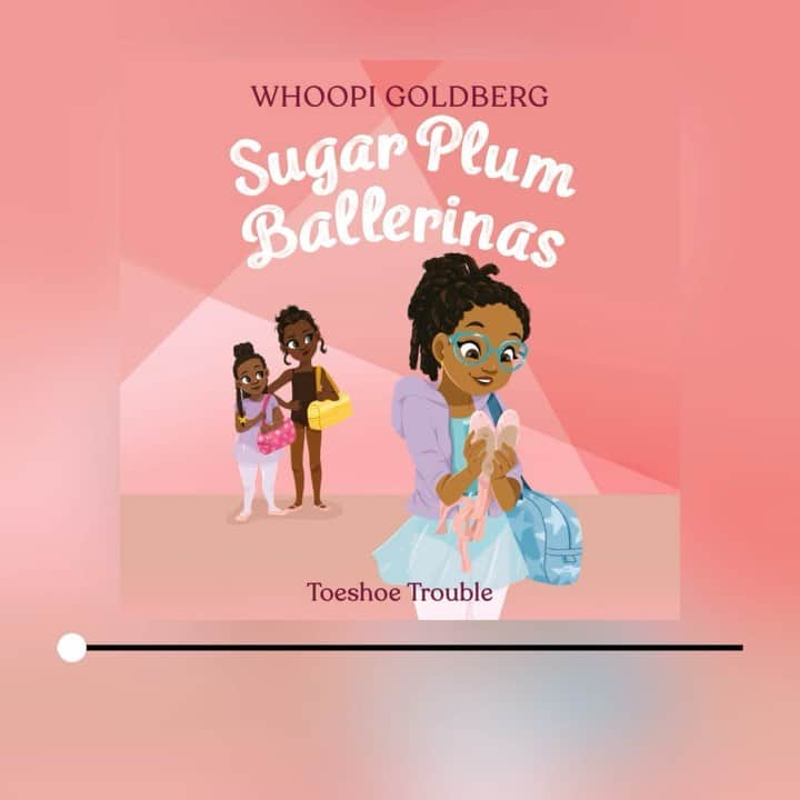 ウーピー・ゴールドバーグのインスタグラム：「My Sugar Plum Ballerinas books are now available from @hachetteaudio as audiobooks read by the amazing @prospertunia   Check them out on @audible @librofm @googleplay  #loveaudiobooks #audiobook #audiobooks #audiobookstagram #hachetteaudio」