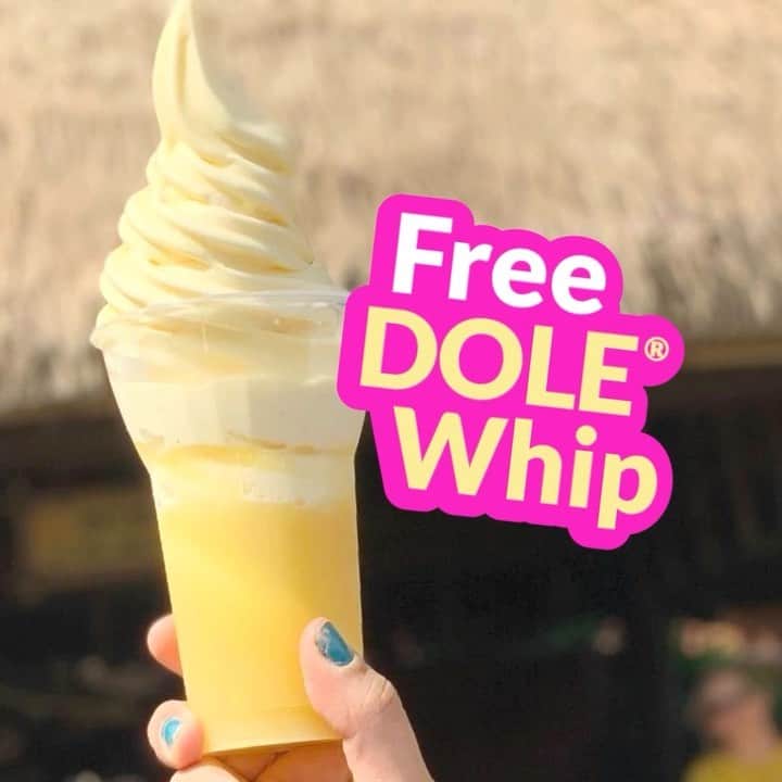 Dole Packaged Foods（ドール）のインスタグラム：「On 7/21, we’re delivering FREE DIY Dole Whip Kits to your doorstep!  Follow @DoleSunshine on Twitter, set your notification alerts and stay tuned for how to get in on this sweet #DoleWhipDay surprise!🍦」