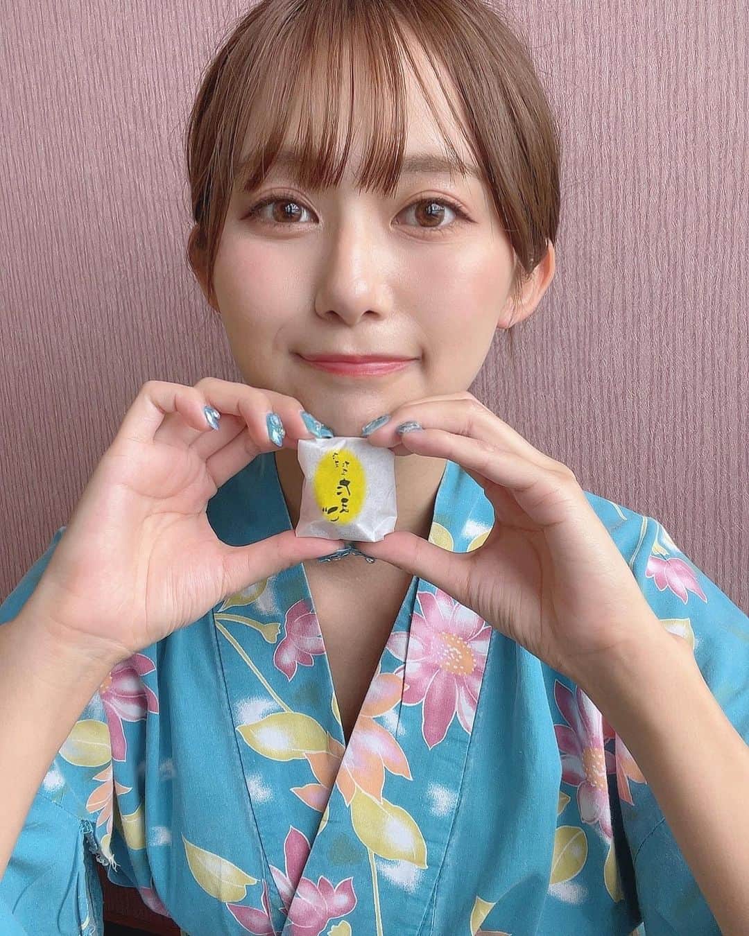 後藤佑紀のインスタグラム：「3連休明けがんばろうね🐥⸒⸒   #おはようございます  #浴衣  #着物 #温泉  #たまたまたまご  #🐥」