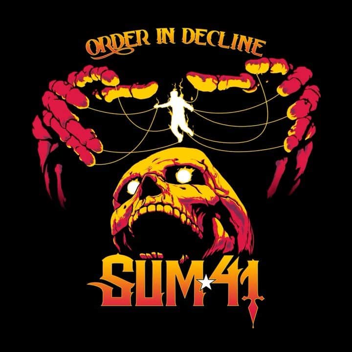 Sum 41のインスタグラム：「Can you believe it's already been 3 years since we let ORDER IN DECLINE out into the world? Happy bday!!!」