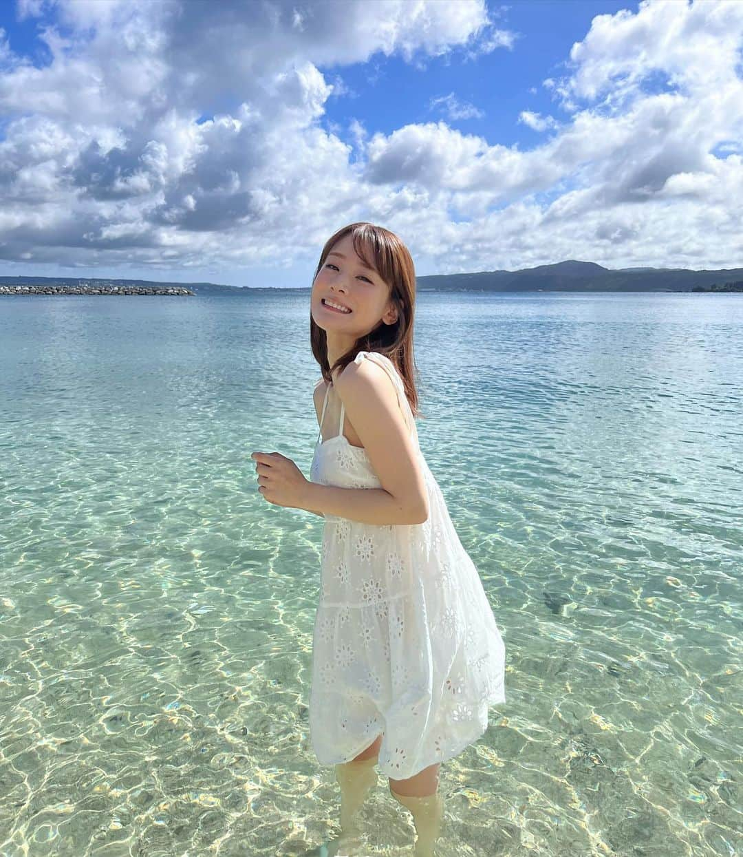 福岡みなみさんのインスタグラム写真 - (福岡みなみInstagram)「・ この透き通った海🏖🐠☀️  #沖縄 #okinawa #テラスクラブアットブセナ #ザテラスクラブアットブセナ #theterraceclubatbusena」7月19日 22時04分 - fukuokaminami373