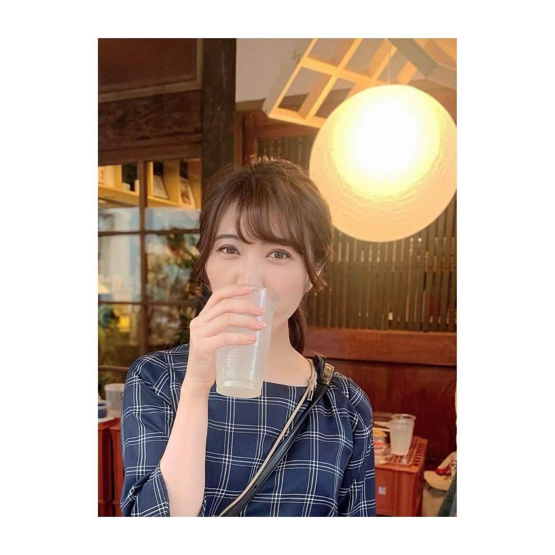 久保井朝美さんのインスタグラム写真 - (久保井朝美Instagram)「☺️ 夏の夕暮れ❤️  れもんさわー🍋  相方との写真は Twitterに載せました🕊  #女子散歩 #谷根千散歩 #谷根千グルメ #テラス席 #谷中銀座 #久保井朝美 #気象キャスター #気象予報士 #防災士 #城ガール #アニメ好きと繋がりたい #デートなう #スマホショルダー デビューしました🥳」7月19日 23時38分 - asami_k920